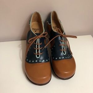 John Fluevog chunky heel Mary Jane